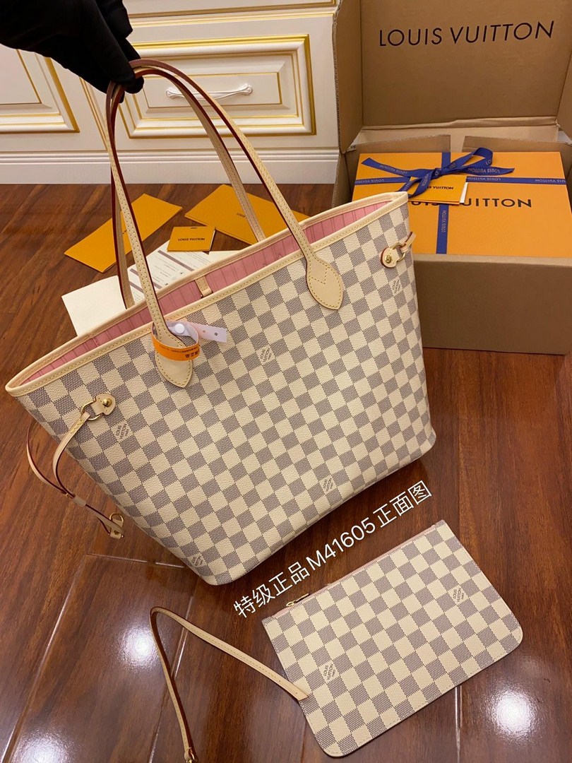 LV Neverfull MM Monogram Pink Inside M41605  Neverfull mm monogram, Lv  neverfull mm, Lv neverfull