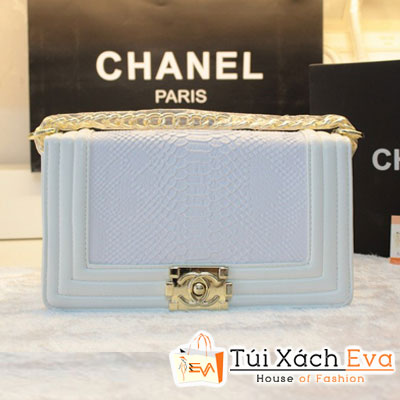 Túi Xách Chanel Boy F1 Da Rắn Màu Trắng Đẹp