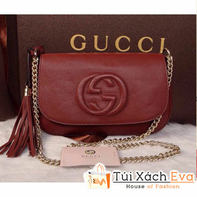 Túi Xách Gucci Soho Super Màu Đỏ Đô Đẹp