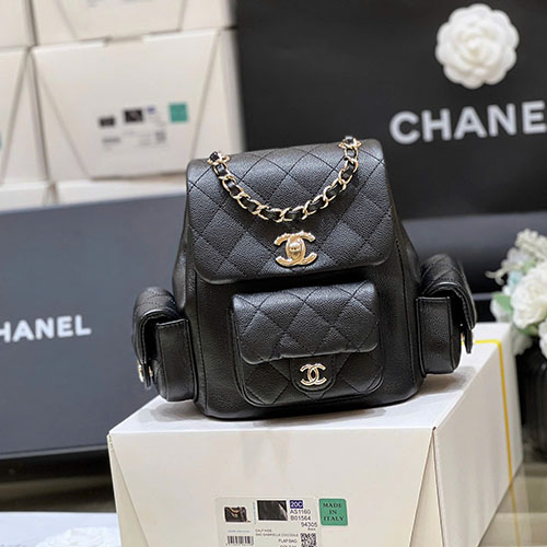 Balo Chanel 23K Duma Tank Backpack AS4399 Like Auth Size 19.5cm