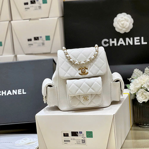 Balo Chanel 23K Tank Backpack AS4399 Like Auth Size 19.5cm