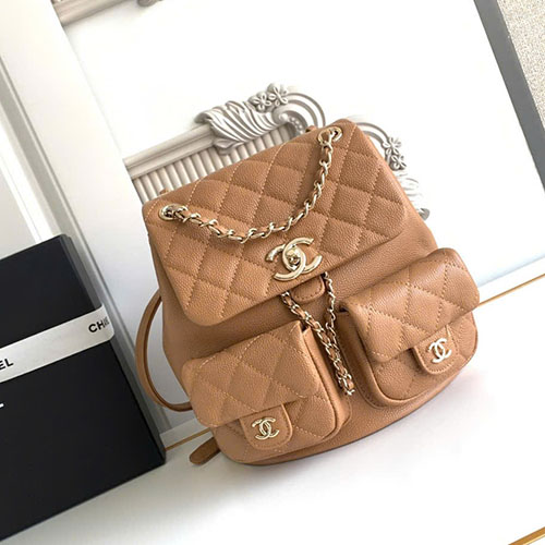 Balo Chanel 24A Duma Backpack Siêu Cấp Size 21cm