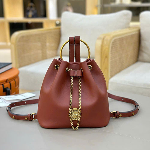 Balo Chloe BRACELET 9965 Màu Đỏ Siêu Vip Size 22 cm