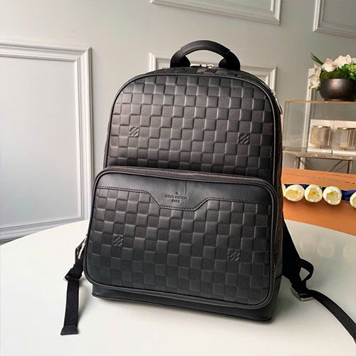 Balo LV Campus Damier N41379 Màu Đen Siêu Vip 39 cm