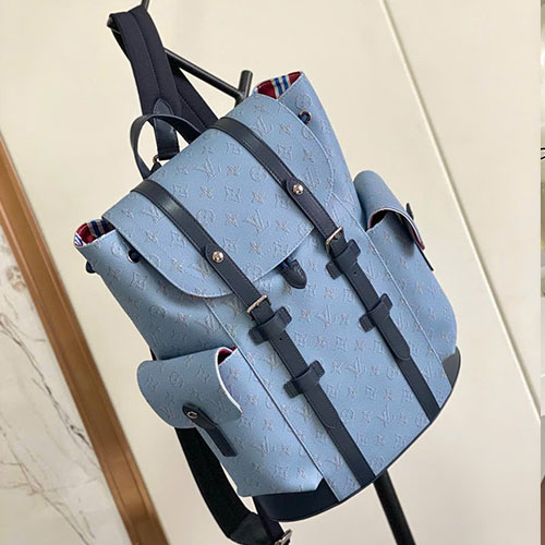 Balo LV Christopher Medium Backpack Siêu Cấp 44 cm