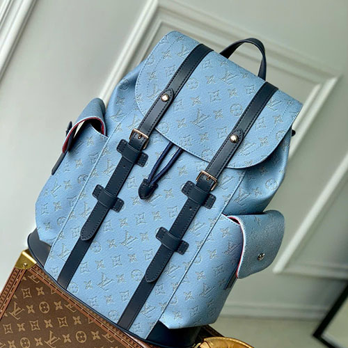 Balo LV Christopher Monogram Heritage M14676 Siêu Vip 44 cm