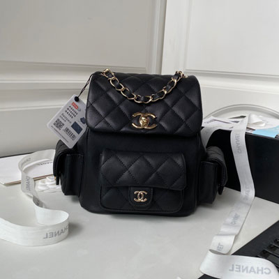 Balo Nhỏ Chanel - Chanel Small Backpack Màu Đen 2023 AS4399