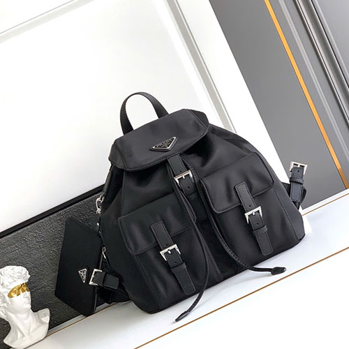 Balo Prada Da Nylon 1BZ811 Màu Đen Siêu Cấp Size 30 cm