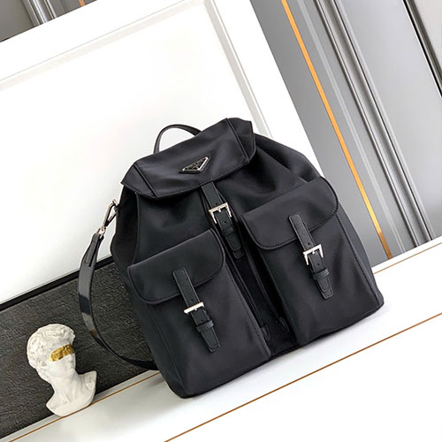 Balo Prada Da Nylon 2VH110 Màu Đen Siêu Cấp Size 39 cm