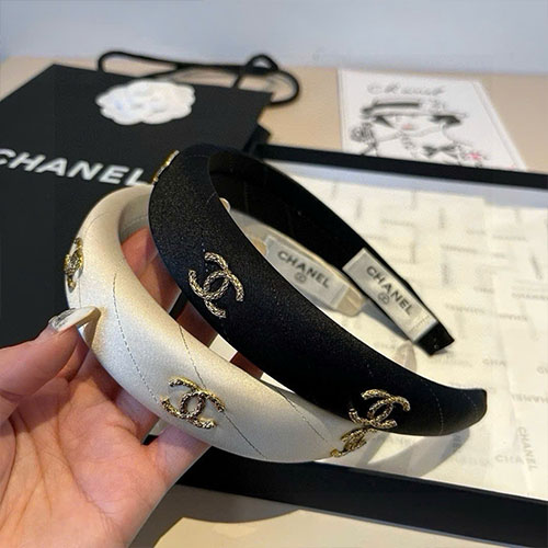 Băng Đô Chanel Màu Đen Trắng