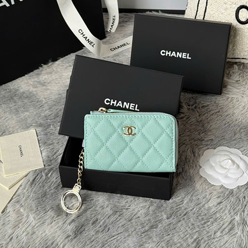 Bảng Màu 02 Ví Chanel L-zip AP0221 Siêu Cấp Size 12 cm