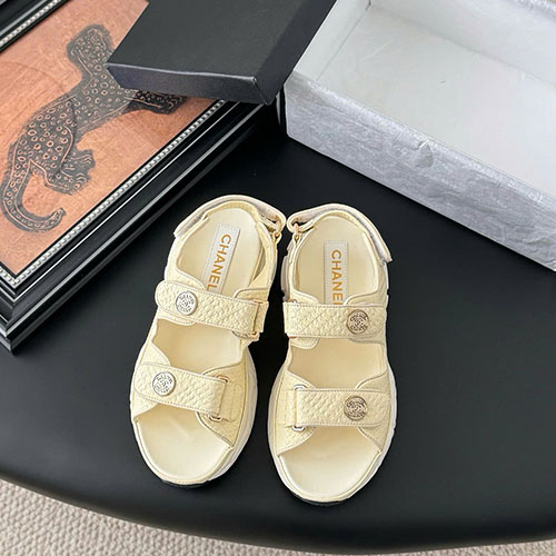 Bảng Màu 2 Giày Chanel 25 Magic Tape Sandals Siêu Cấp Size 35-39