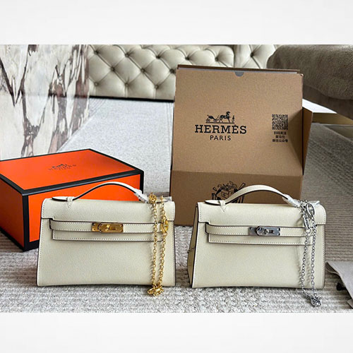 Bảng Màu 2 Túi Xách Hermes Mini Kelly Fullbox Size 20cm
