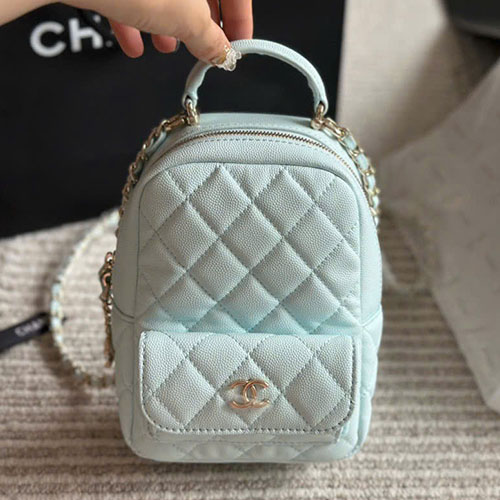Bảng Màu Balo Chanel 24C New Mini Backpack Fullbox Size 18 cm
