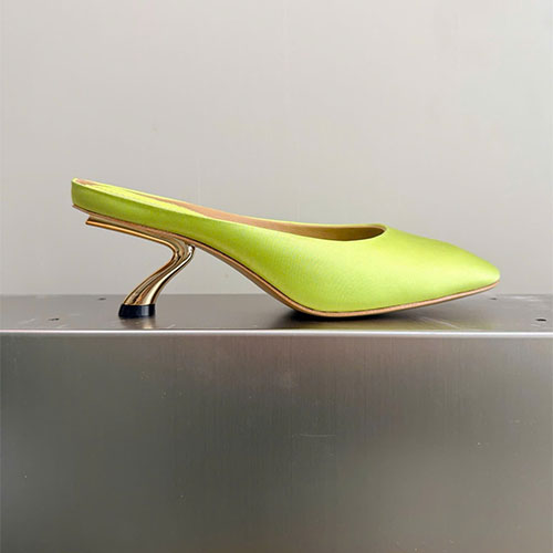 Bảng màu Giày cao gót Ferragamo S metal heel silk pumps siêu cấp