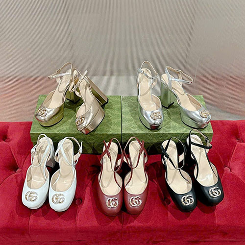 Bảng Màu Giày Cao Gót Gucci Double G Siêu Cấp Size 35-39