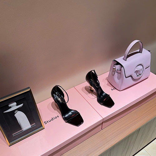 Bảng Màu Giày Cao Gót YSL Quai Ngang Siêu Cấp Size 35 ~ 39