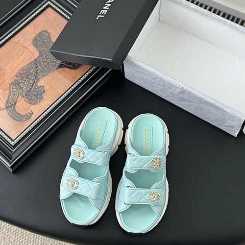 Bảng Màu Giày Chanel 25 Magic Tape Sandals Siêu Cấp Size 35 ~ 39