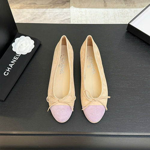 Bảng Màu Giày Đế Bệt Chanel 25FW Nơ bướm Siêu Cấp Size 34–41