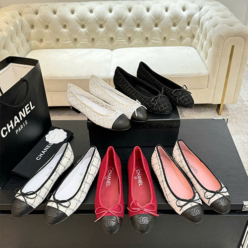 Bảng Màu Giày Đế Bệt Chanel 25FW Siêu Cấp Size 34–41