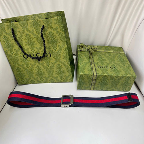 Bảng Màu Thắt Lưng Gucci Họa Tiết Sọc Đỏ Siêu Cấp Size 3.0 cm