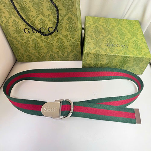 Bảng Màu Thắt Lưng Gucci Logo Xanh Đỏ Siêu Cấp Size 4.0 cm