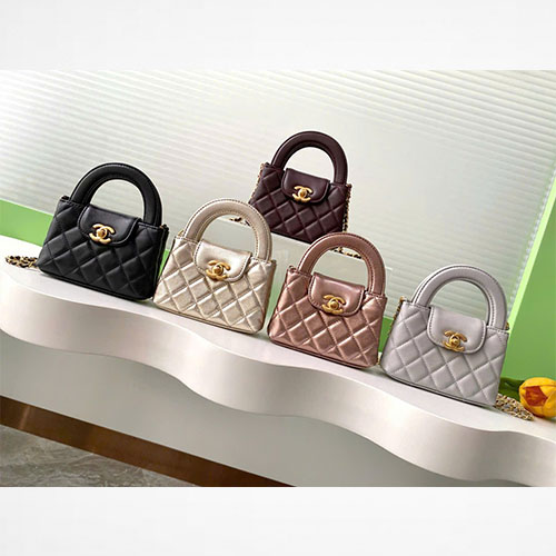 Bảng Màu Túi Chanel 25B Kelly Handle Mini AS3435 Siêu Cấp Size 12.5cm
