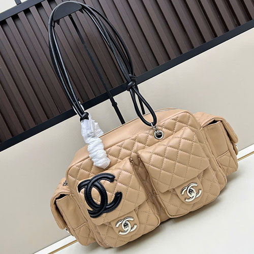 Bảng Màu Túi Chanel Punk Style Cambon Motorcycle Bag Super Size 30cm