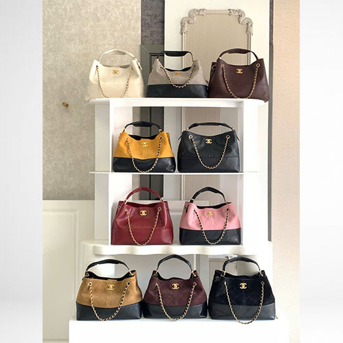 Bảng Màu Túi Chanel Tote AS5634 Màu Đỏ Siêu Cấp Size 36cm