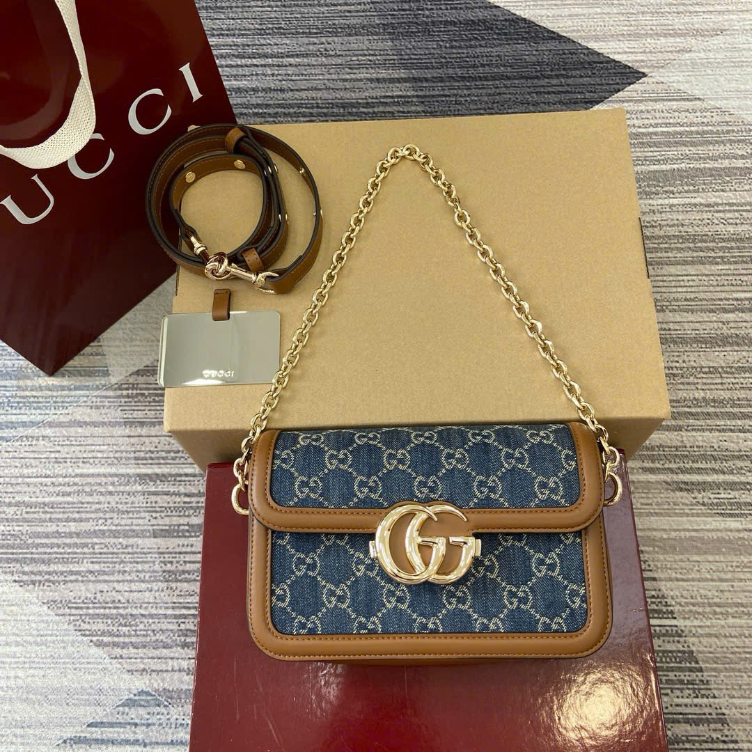 Bảng Màu Túi Đeo Vai Gucci Go GG Monogram – BST Xuân Hè 2025 826761 Siêu Cấp Size 21.5cm