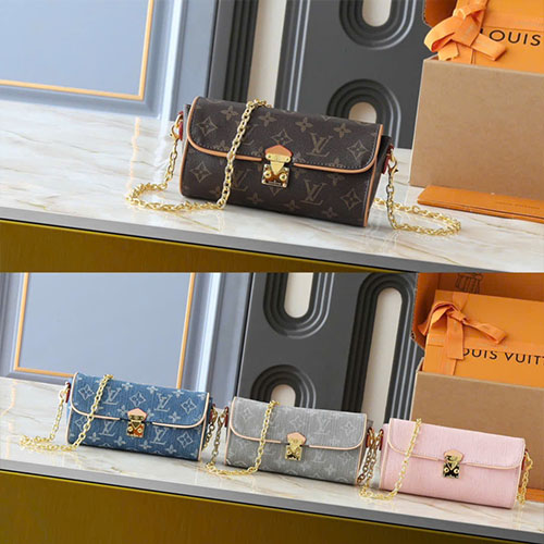Bảng Màu Túi LV Pochette Camille Denim M13566 Super Size 20.5cm