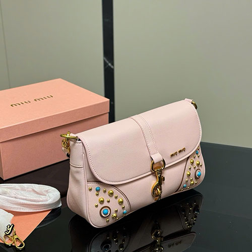 Bảng Màu Túi Miu Miu Baguette Full box Size 28 cm