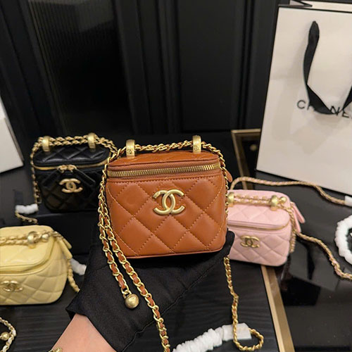 Bảng Màu Túi Xách Chanel 23S Camellia Box Bag Fullbox Size 17 cm