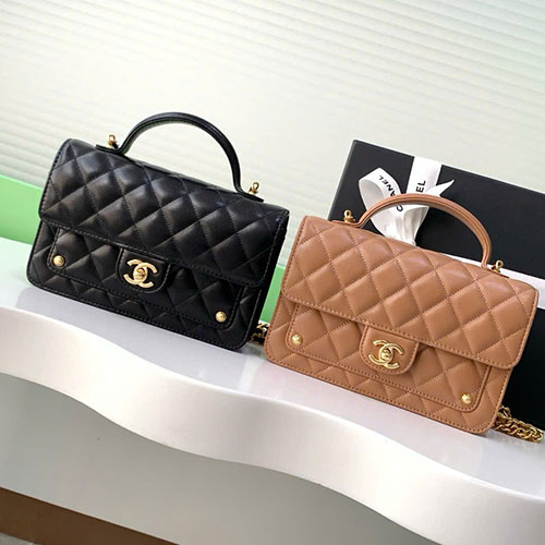 Bảng Màu Túi Xách Chanel 25B AP4674 Siêu Cấp Size 19cm