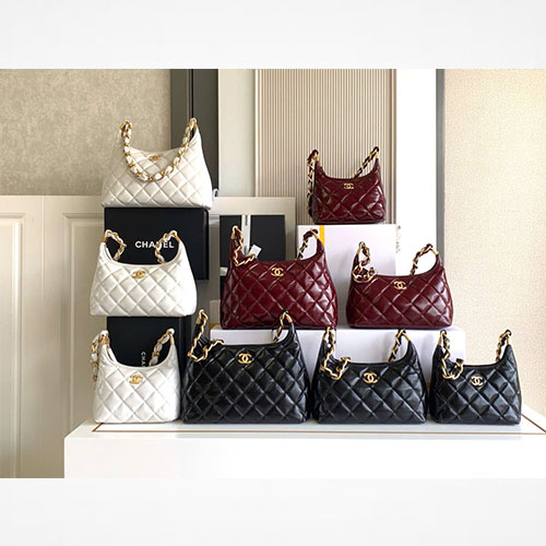 Bảng Màu Túi Xách Chanel 4923 Da Cừu Dầu Sáp Siêu Cấp Size 32cm
