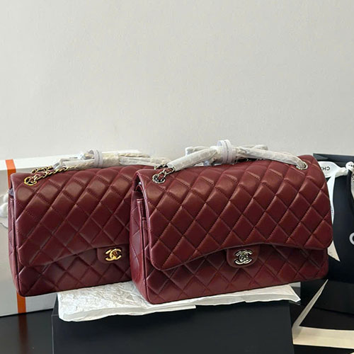 Bảng Màu Túi Xách Chanel Classic CF Da Lì Fullbox Size 30 cm