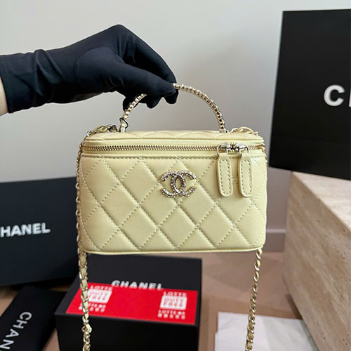 Bảng màu Túi xách Chanel Crystal Handle Box Bag Size Lớn Super Full Box