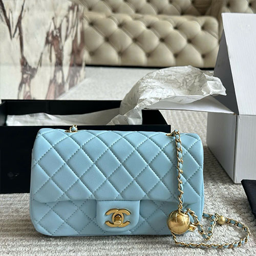Bảng Màu Túi Xách Chanel Gold Ball CF 20 Fullbox Size 20 cm