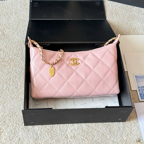 Bảng màu Túi xách Chanel siêu cấp 25S Hobo đen vàng