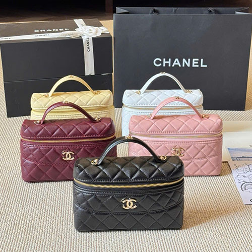 Bảng Màu Túi Xách Chanel Vintage Chanel Lunch Box Bag Fullbox Size 20 cm