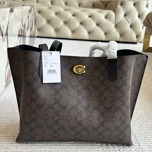 Bảng Màu Túi xách Coach Classic Logo Tote Bag Full Box Size 34 cm