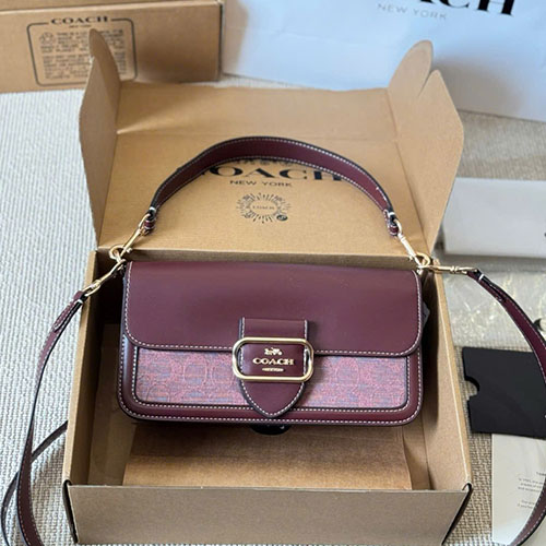 Bảng Màu Túi xách Coach New Morgan Baguette Bag Full Box Size 27 cm