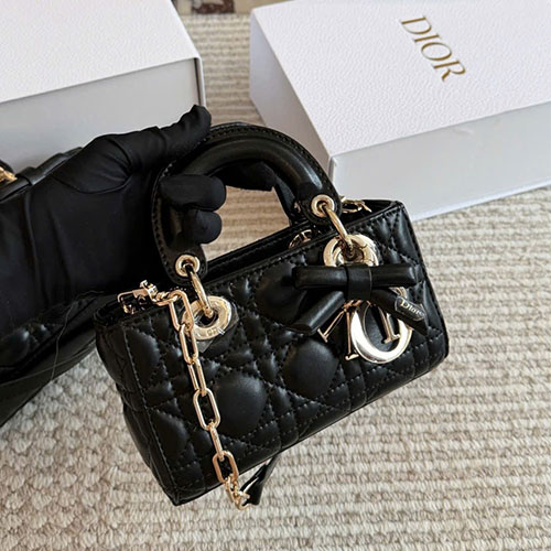 Bảng màu túi xách Dior Lady D-Joy Da Bóng Nơ  – 17cm / 22cm