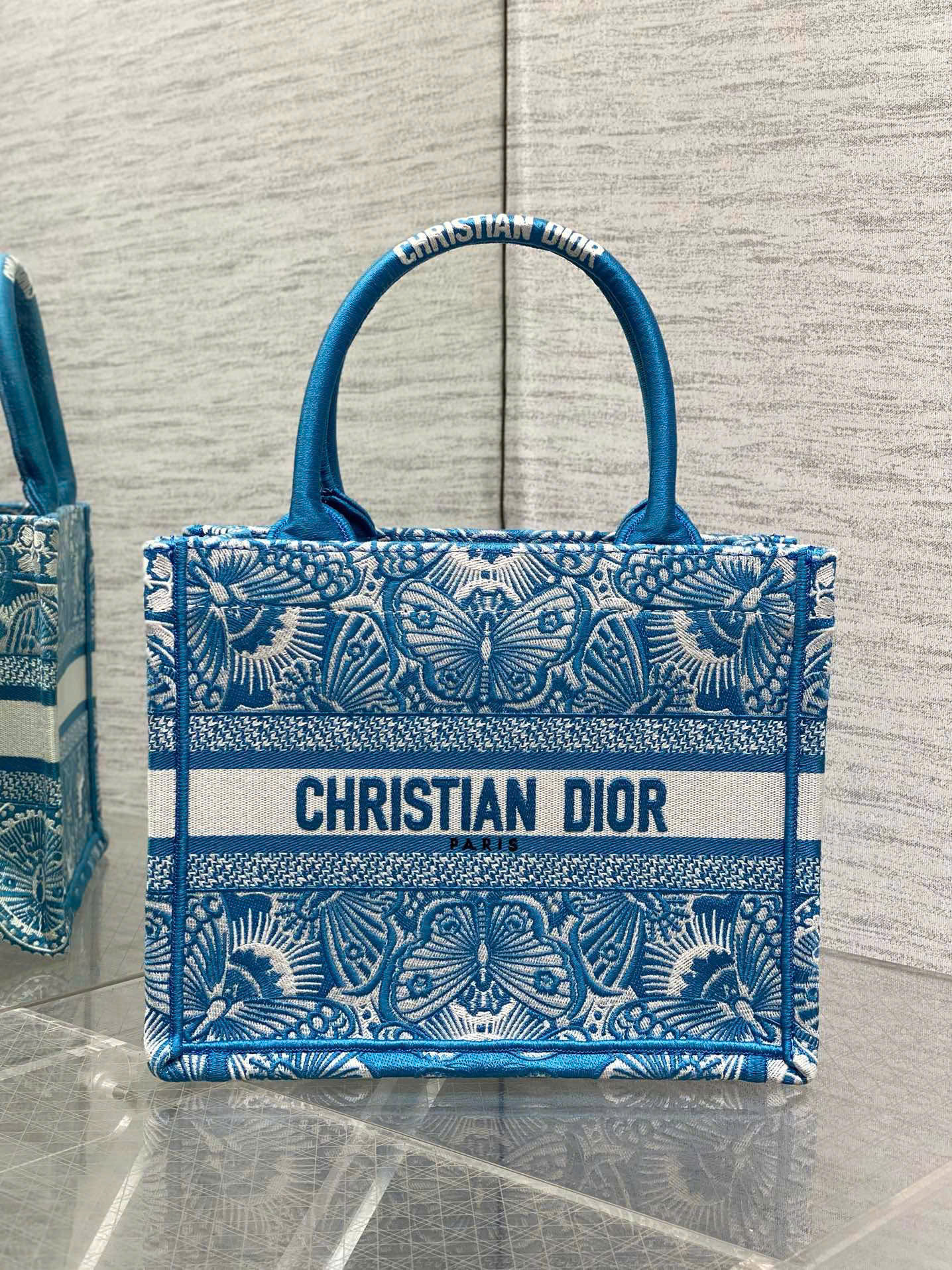 Bảng Màu Túi Xách Dior Tote Thêu Bướm Siêu Vip Size 26 cm