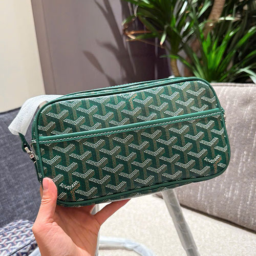 Bảng Màu Túi Xách Goyard Camera Unisex Màu Nâu Full box Size 22cm