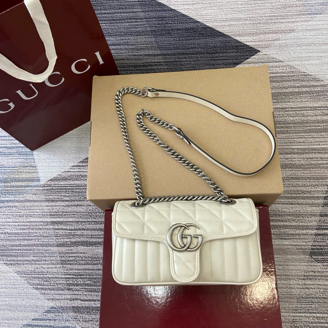 Bảng Màu Túi Xách Gucci GG Marmont Mini Shoulder Bag 446744 Siêu Cấp Size 23cm