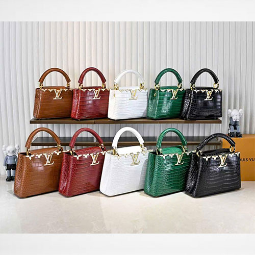 Bảng Màu Túi Xách LV Capucines Mini M86153 Super Size 21cm