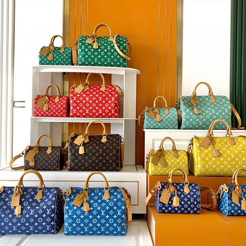 Bảng Màu Túi Xách LV Speedy P9 Bandoulière 40 Siêu Cấp 40 cm