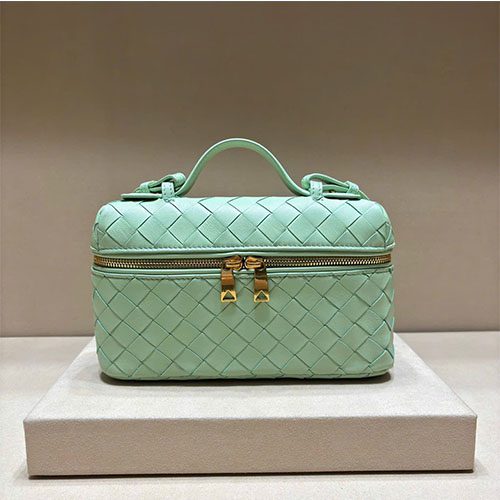 Bảng màu túi xách woven double zip crossbody siêu VIP