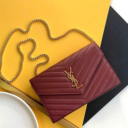 Bảng Màu Túi Xách YSL Caviar Leather Envelope Bag 360452 Siêu Cấp Size 22.5 cm